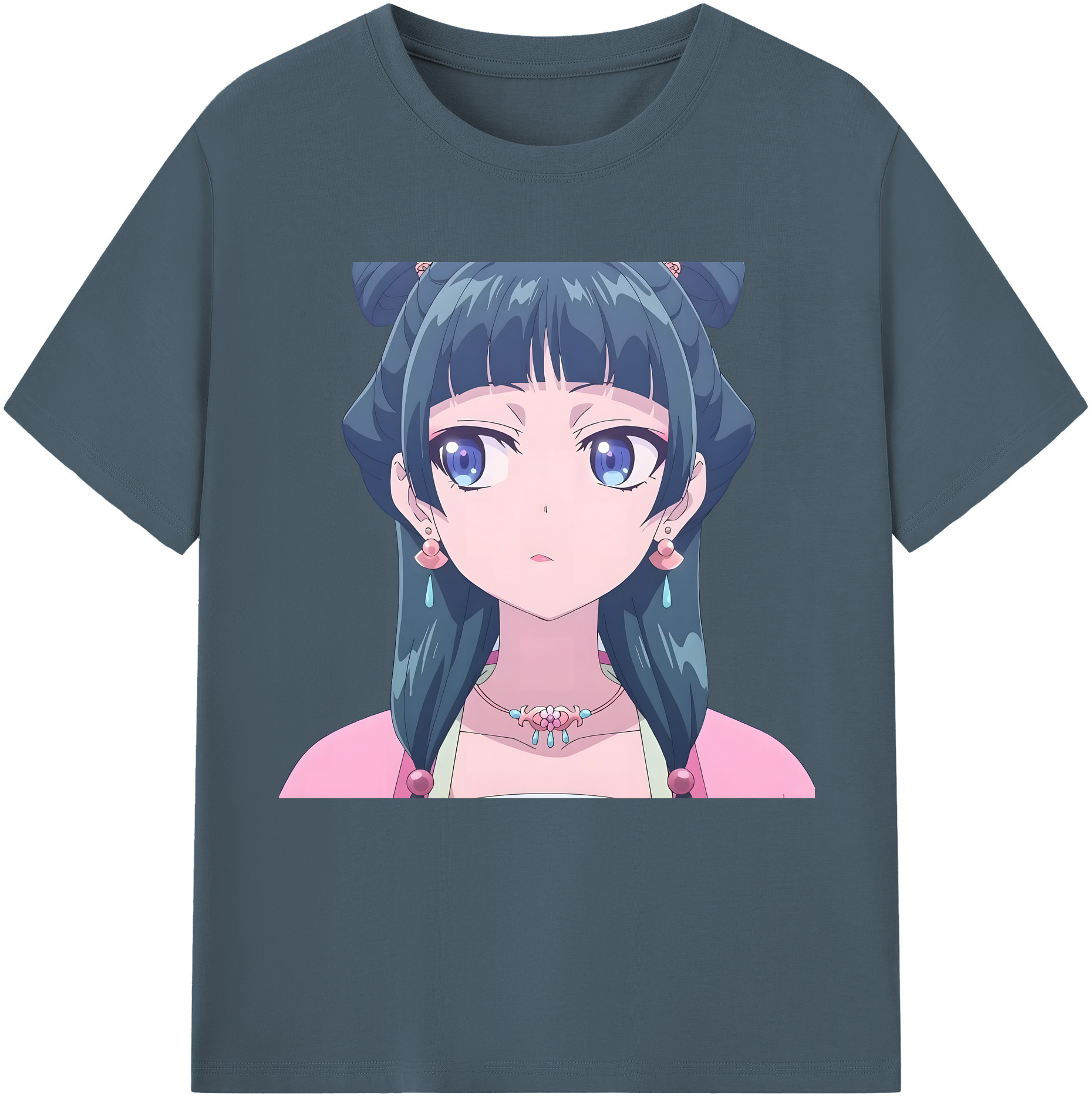 （画像用） 薬屋のひとりごと The Apothecary Diaries 綿100％半袖Tシャツ（フロントプリント）